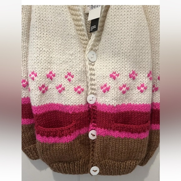 GOGO THE STRIPED CARDI SWEATER, BRAND NEW, TAGS ON - Picture 7 of 8